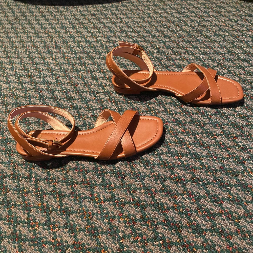 Tan sandals